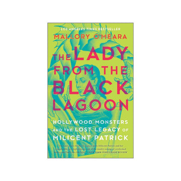 Book cover of 'The Lady from the Black Lagoon' with a stylized illustration of a woman.
